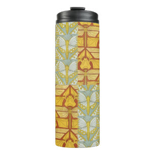 Vintage-Art-Nouveau-Natur-Rastermuster-Kunst Thermosbecher