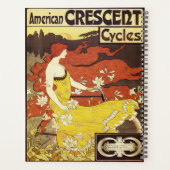 Vintage Art Nouveau Poster Design Planer (Rückseite)