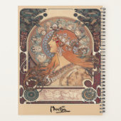 Vintage Art Nouveau Poster Design Planer (Rückseite)