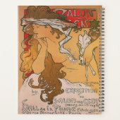 Vintage Art Nouveau Poster Design Planer (Rückseite)