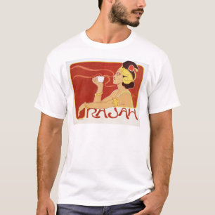 Vintage Art Nouveau Rajah Coffee Advertisement T-Shirt