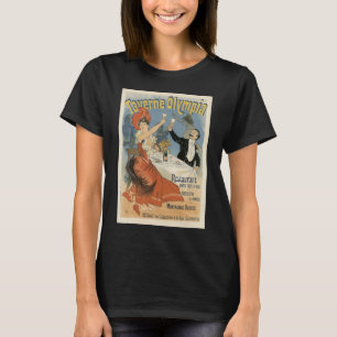 Vintage Art Nouveau, Restaurant Taverne Olympia T-Shirt
