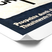 Vintage art nouveau Richard Strauss concert Poster (Ecke)