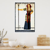 Vintage art nouveau Richard Strauss concert Poster (Küche)