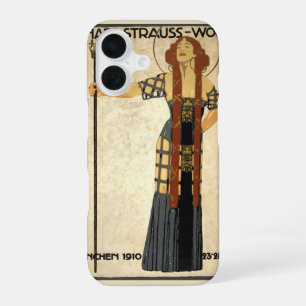 Vintage Art Nouveau Richard Strauss-Woche, München iPhone 16 Hülle