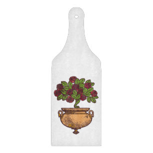 Vintage-Art-Nouveau-Rosenzweig-Blumendesign Schneidebrett