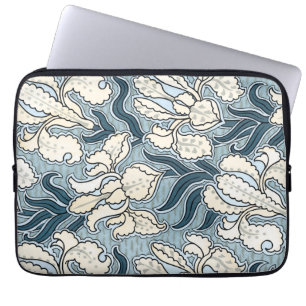 Vintage Art Nouveau Schwertlilien Blumen Floralmus Laptopschutzhülle