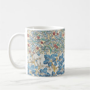 Vintage Art Nouveau Wilder Geranien Blumenmuster Kaffeetasse