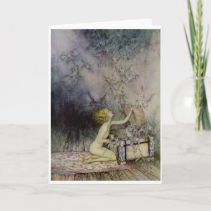 Vintage Art - Pandora öffnet die Büchse, Karte