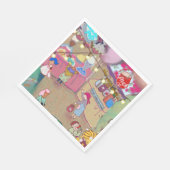 Vintage Art Paper Napkins  Serviette (Ecke)