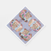 Vintage Art Paper Napkins Serviette (Ecke)