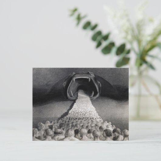 Vintage Art Postkarte (Stehend Vorderseite)