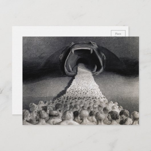 Vintage Art Postkarte (Vorne/Hinten)