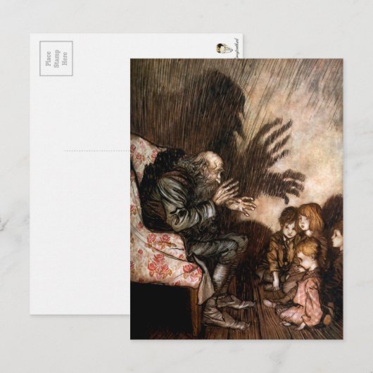 Vintage Art Postkarte (Vorne/Hinten)