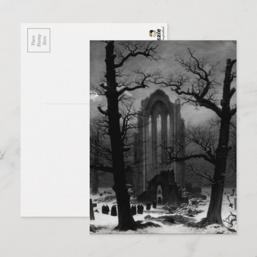 Vintage Art Postkarte (Vorne/Hinten)