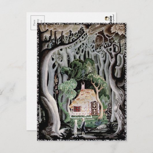 Vintage Art Postkarte (Vorne/Hinten)