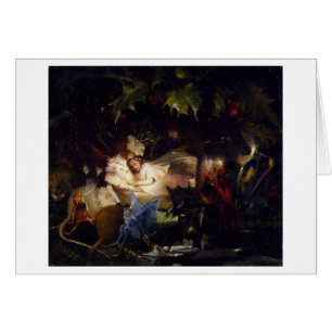 Vintage Art - Schlafende Fee,