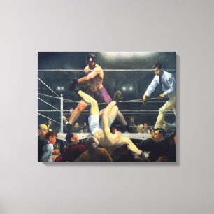 Vintage Art Sport Boxen 1924 Leinwand