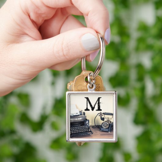 Vintage Art Verfasser-viktorianisches Schlüsselanhänger (Hand)