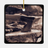 Vintage Artaxt Keramikornament (Rückseite)