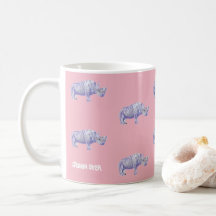 Vintage Artrosa Rhino-Tasse durch John-Farbstoff