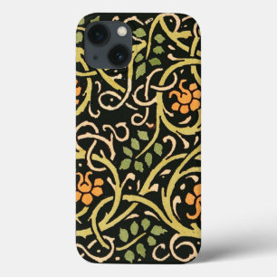 Vintage Arts and Crafts Blumenmuster Roycroft iPhone 13 Hülle