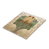 Vintage Arts & Crafts oder Mission Style Fries Fliese (Seite)