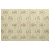 Vintage Arts & Crafts Stil Tulpenmuster Stoff (Fat Quarter (45,7 x 55,9 cm))