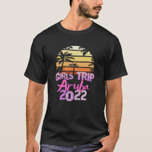 Vintage ARUBA All GIRLS TRIP 2022 Frühjahrspause T-Shirt