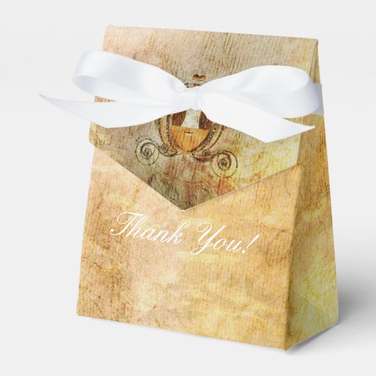 Vintage Aschenputtel Dusche Gastgeschenk Tasche Geschenkschachtel (Vorderseite)