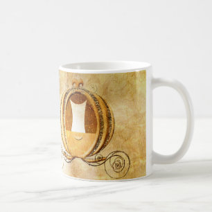 Vintage-Aschenputtel-Kutsche-Prinzessin-Kaffeetass Kaffeetasse