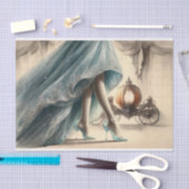 Vintage Aschenputtel und Glass Slipper Seidenpapier (Handwerk)