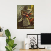 Vintage Aschenputtel, Viktorianische Märchen Poster (Heimbüro)