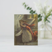 Vintage Aschenputtel, Viktorianische Märchen Postkarte (Stehend Vorderseite)