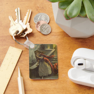 Vintage Aschenputtel, Viktorianische Märchen Schlüsselanhänger