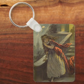 Vintage Aschenputtel, Viktorianische Märchen Schlüsselanhänger (Vorderseite)