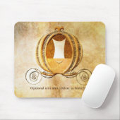 Vintage-Ascheputtel-Kutsche Prinzessin-Mauspad Mousepad (Mit Mouse)