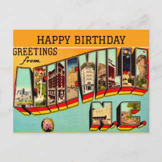 Vintage Asheville NC Occasion Postcard Postkarte