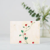 Vintage asiatische Drucke Postkarte (Stehend Vorderseite)