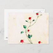 Vintage asiatische Drucke Postkarte (Vorne/Hinten)