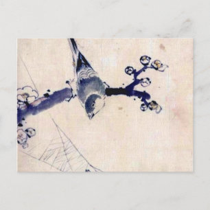 Vintage asiatische Drucke Postkarte