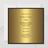 Vintage Asiatische Haie Art 50. Geburtstag Einladung (Rückseite)