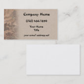 Vintage asiatische Kunst Visitenkarte (Vorne/Hinten)