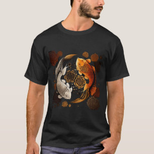 Vintage asiatischer japanischer Koi-Karpfen Nishik T-Shirt