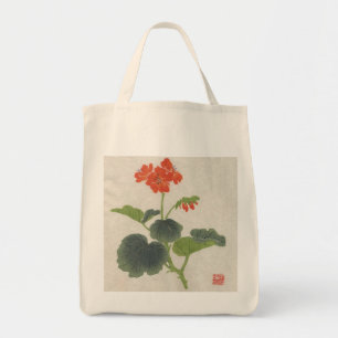 Vintage-Asien-Blüten-Tasche Tragetasche