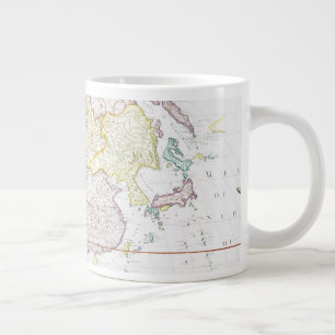 Vintage Asien-Karte  1786 Jumbo-Tasse