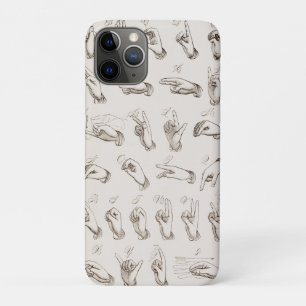 Vintage ASL-Zeichensprache Case-Mate iPhone Hülle