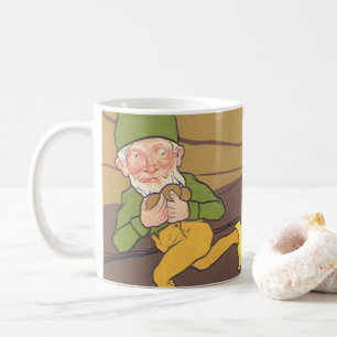 Vintage-Äsops-Fabel-Gans, die das goldene Ei legte Kaffeetasse