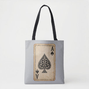 Vintage-Ass-Ass-of-Spades-Spielkarten-Tasche Tasche