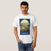 Vintage Assisi Italien Kleidung T-Shirt (Vorne ganz)